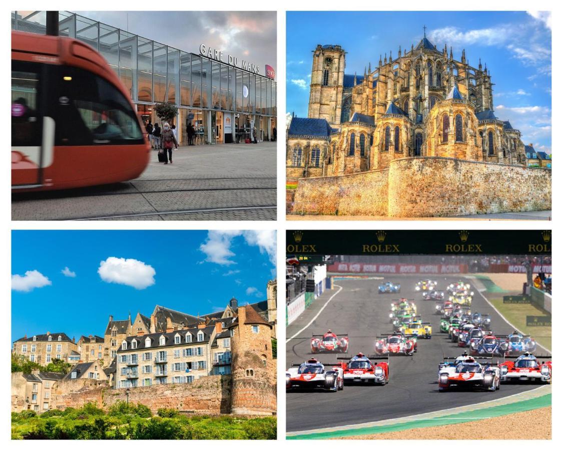 L'Appart K-Za Wifi Fibre Checkin Auto 6 Pers Le Mans Exterior foto